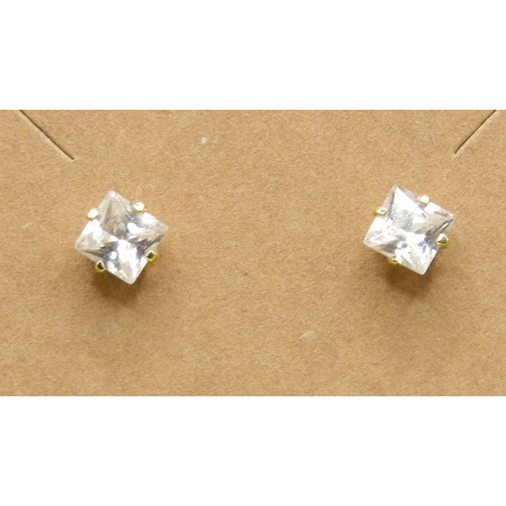 Women's Earrings White and Gold